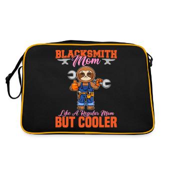 La mère forgeron aime une maman régulière mais plus cool - Sac Retro - noir/or - Dos