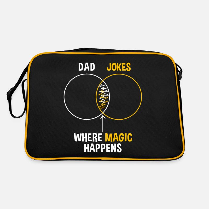 Dad Jokes Graph Chart Funny Dad Retro Tasche