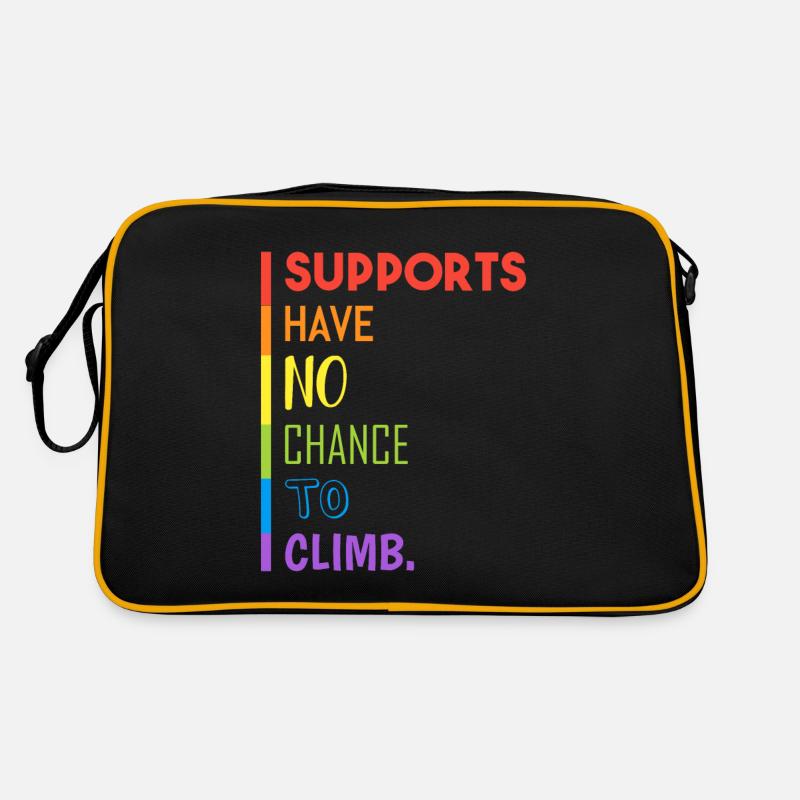 Supports cannot climb Retro Bag