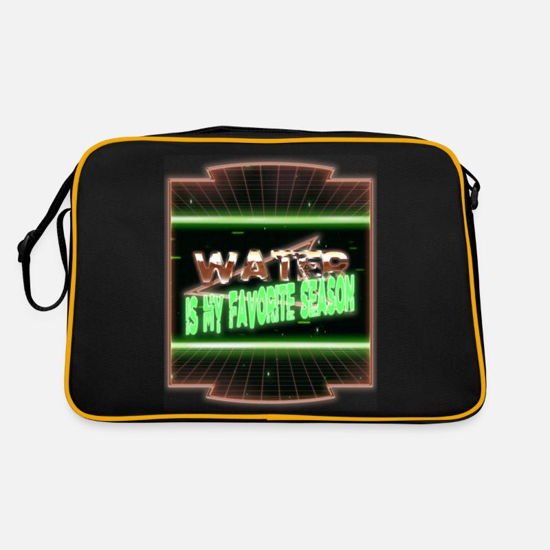 swimming instructor fun apnoe swimming pool Retro Tasche