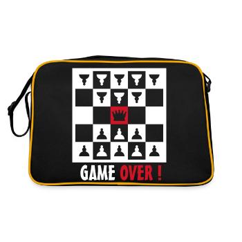 Fin du jeu - Sac Retro - noir/or - Dos