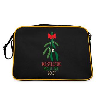 Le gui m’a fait le faire Symbole de l’amour - Sac Retro - noir/or - Dos