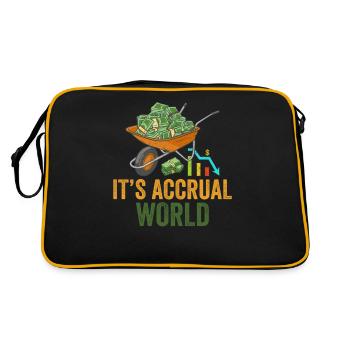 C’est drôle que Comptabilité d’exercice World Accountant - Sac Retro - noir/or - Dos