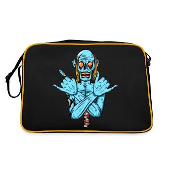 Zombie - Halloween - Retro Bag - black/gold - Back