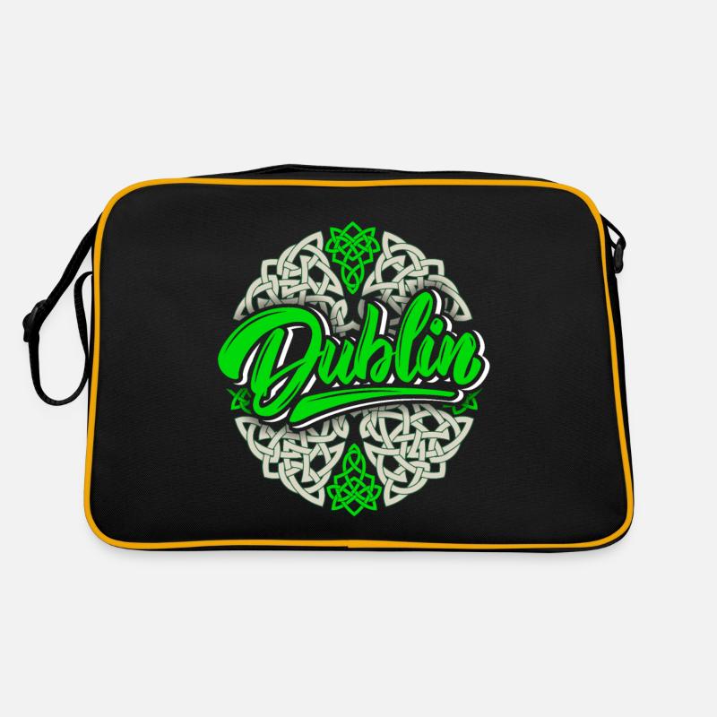Dublin Dublin-Ireland Ireland, Dublin logo, Celtic Retro Bag