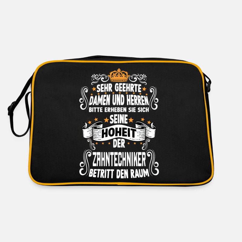 Zahntechniker Spruch Handwerker Zahntechniker Retro Tasche