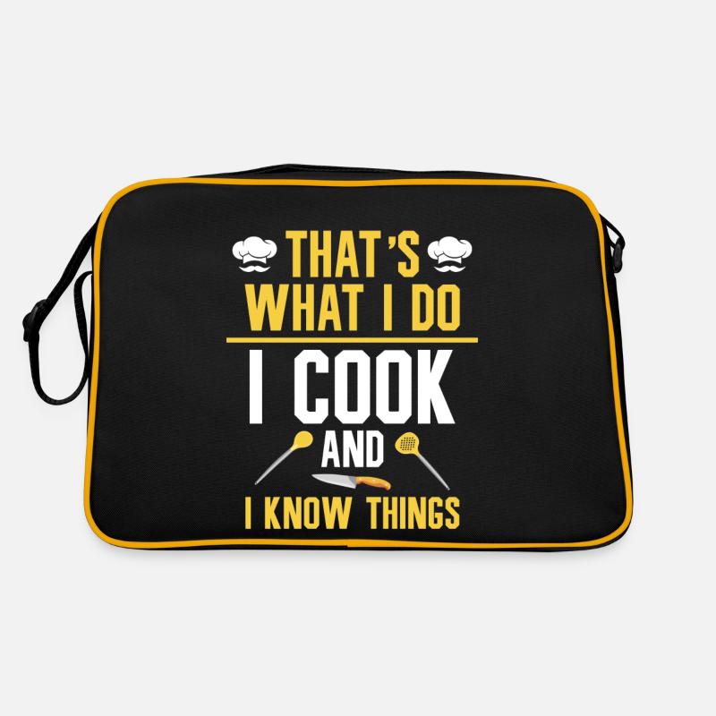 C’est ce que je fais, je cuisine, et je sais Sac Retro