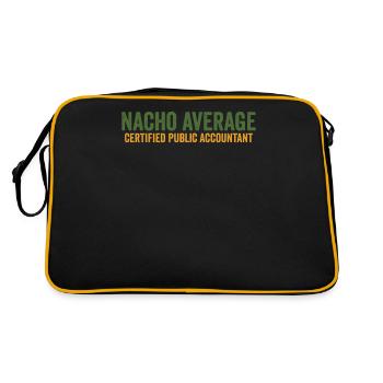 Humour Expert-comptable CPA Comptable - Sac Retro - noir/or - Dos