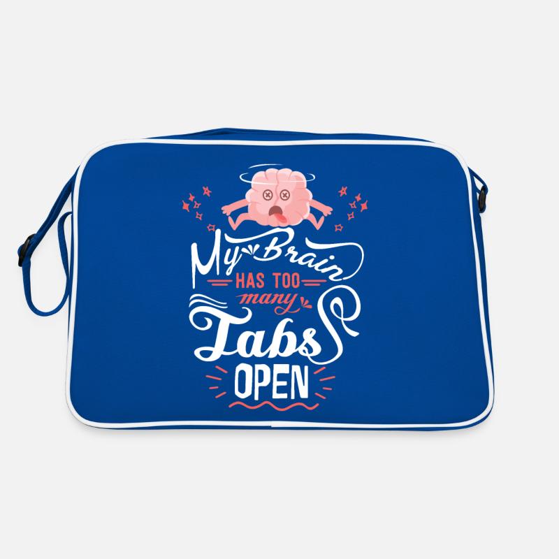 Motivational saying, funny saying, concentration Retro Bag