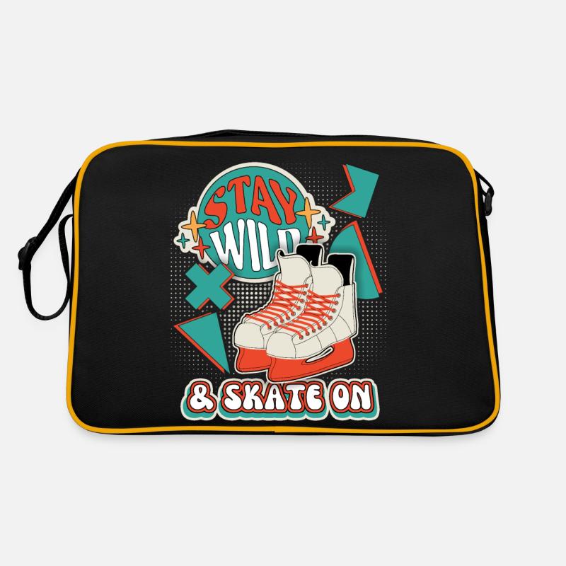 Retro ice skating, ice skating, ice skating Retro Bag