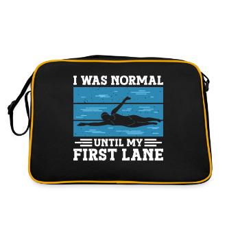 Schimmer Schwimmen J’étais normal jusqu’à mon premier - Sac Retro - noir/or - Dos