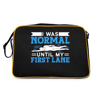 Schimmer Schwimmen J’étais normal jusqu’à mon premier - Sac Retro - noir/or - Dos