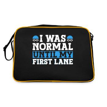 Schimmer Schwimmen J’étais normal jusqu’à mon premier - Sac Retro - noir/or - Dos