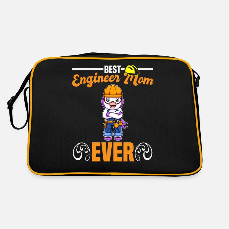Best Engineer Mom Ever Construction Worker Mommy Retro Bag