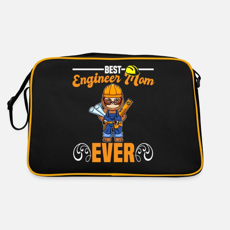 Best Engineer Mom Ever Construction Worker Mommy Retro Bag