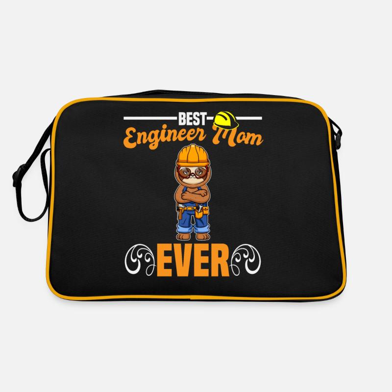 Best Engineer Mom Ever Construction Worker Mommy Retro Tasche