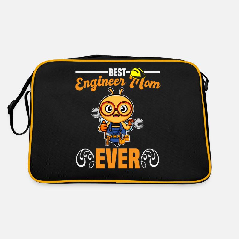 Best Engineer Mom Ever Construction Worker Mommy Retro Bag