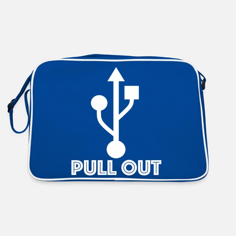 Pull out USB | Technik, Game, Internet Retro Tasche