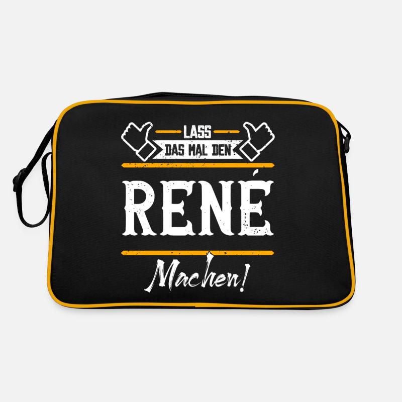 Rene Geschenkidee Geschenk Geburtstag Retro Tasche