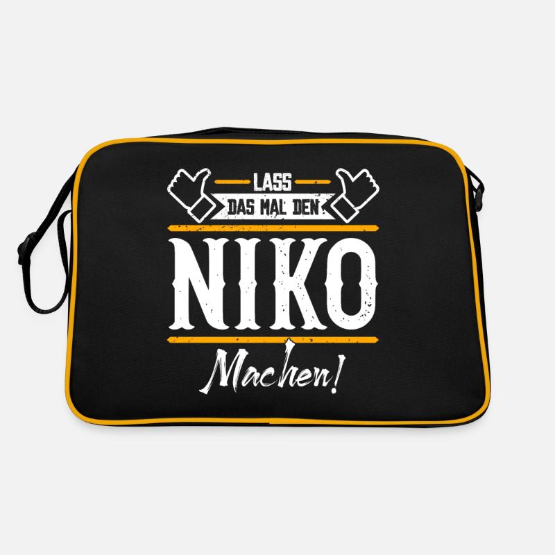 Niko Geschenkidee Geschenk Geburtstag Retro Tasche