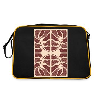 Art Nouveau, Arts & Crafts, Esthétique, Vintage-1900 - Sac Retro - noir/or - Dos