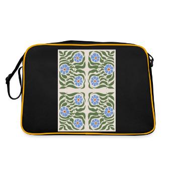 Art Nouveau, Arts & Crafts, Esthétique, Vintage-1900 - Sac Retro - noir/or - Dos
