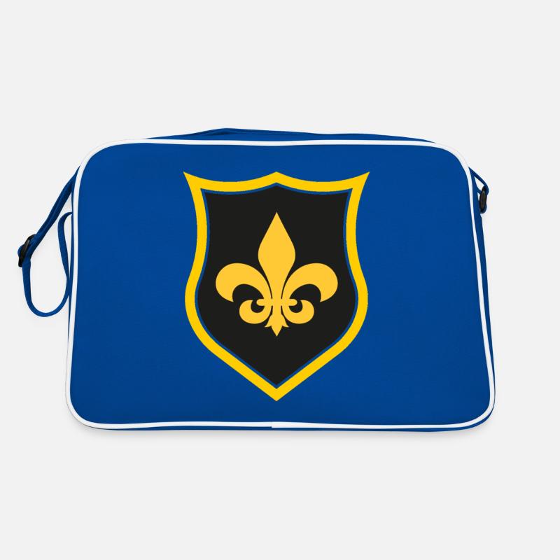 Fleur de Lys Retro Tasche