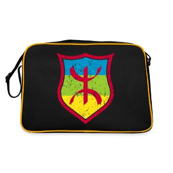 Amazigh - Sac Retro - noir/or - Dos