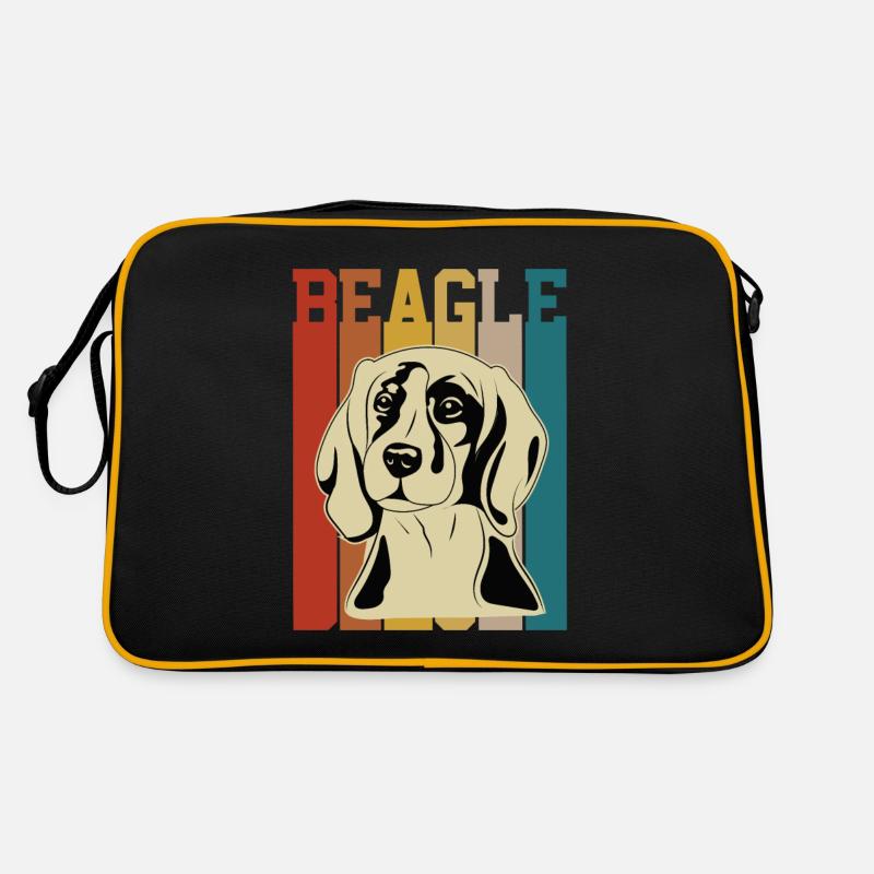 Hundeliebhaber Beagle Hunderasse Retro Tasche