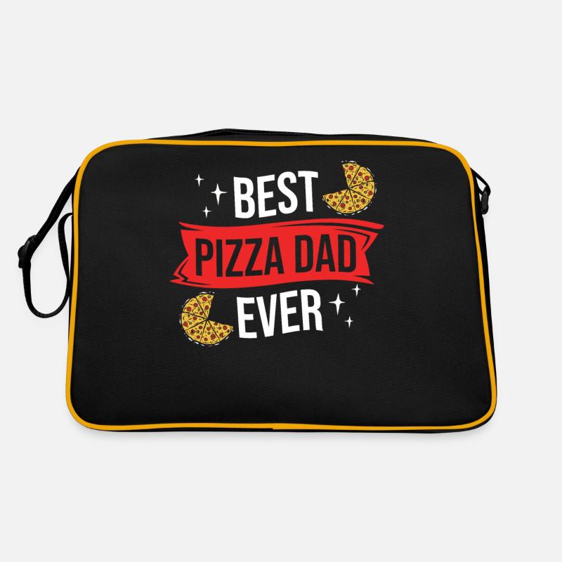 Bester Pizza Dad Aller Zeiten Retro Tasche