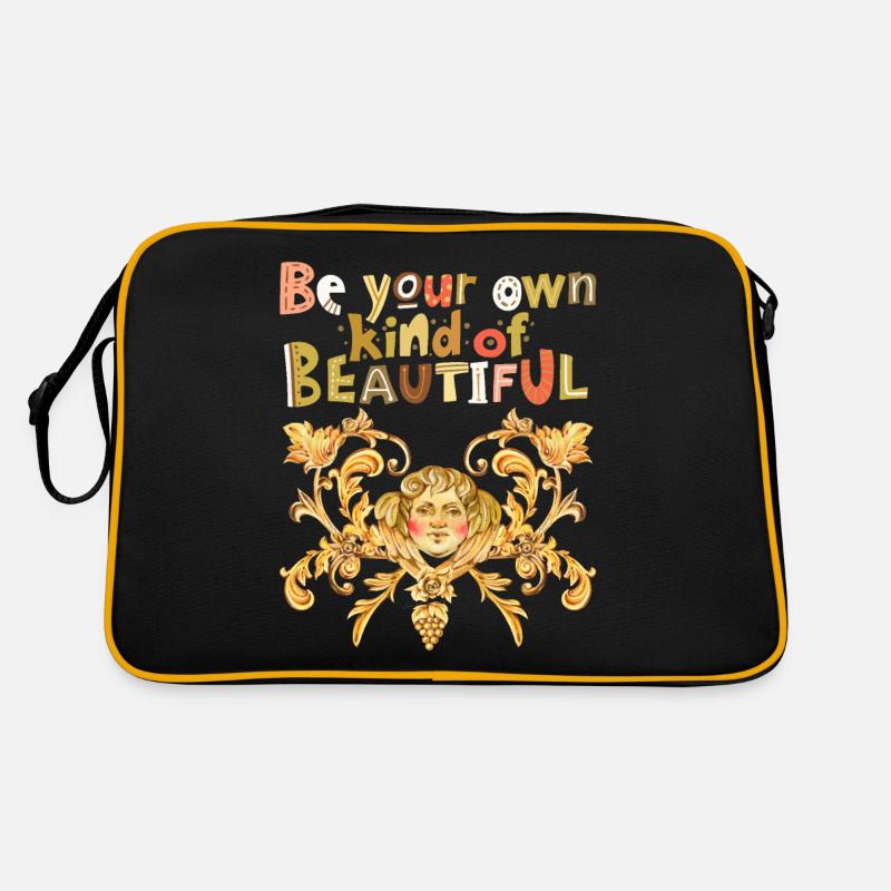 Schöner Spruch, Putto, Engelchen, Engel-Aquarell Retro Tasche