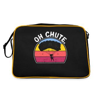 Amateur de parachutisme - Sac Retro - noir/or - Dos