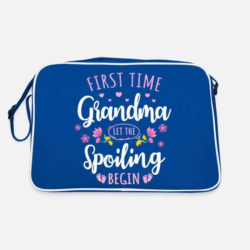 Erste Mal Oma Großmutter Uroma Großeltern Retro Tasche
