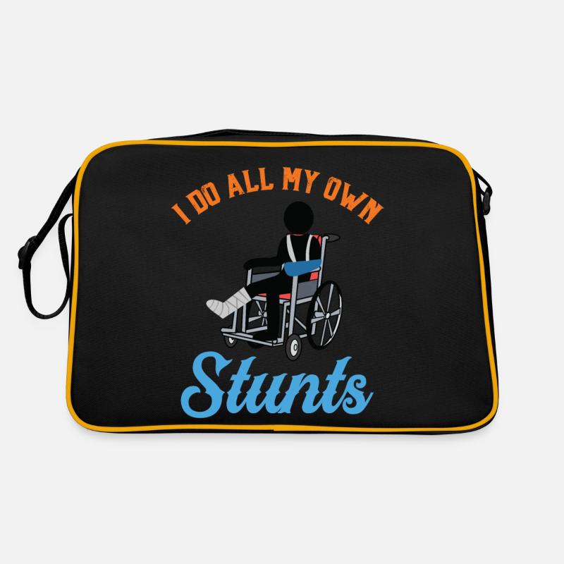 Je fais toutes mes propres cascades Sac Retro