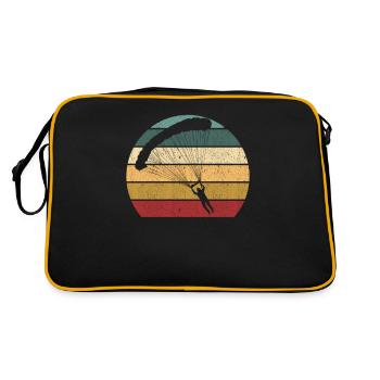 Vintage Skydiving Retro Skydiving - Retro Bag - black/gold - Back