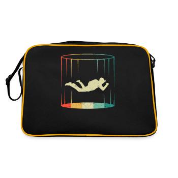 Bodyflying Wind Tunnel Indoor Skydiving Lover Tunnel - Sac Retro - noir/or - Dos