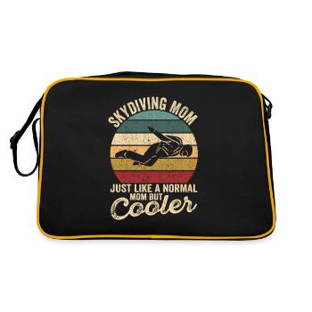 Skydiving Mother's Day Matching pair - Retro Bag - black/gold - Back