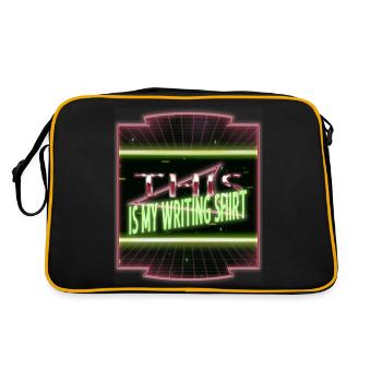 Blague Geek Blagues Lecture Livre Auteur Éditeur - Sac Retro - noir/or - Dos