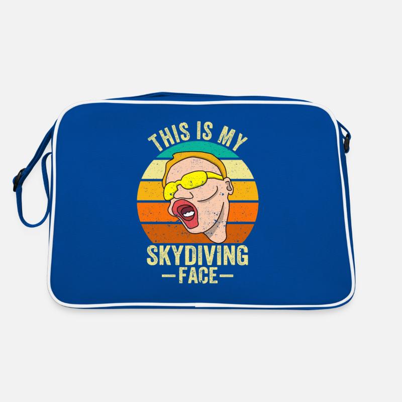 C'est mon visage de parachutisme Drôle Sac Retro