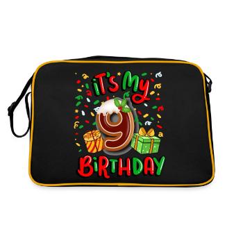 C’est mon cadeau de Noël 9ème anniversaire 9. - Sac Retro - noir/or - Dos