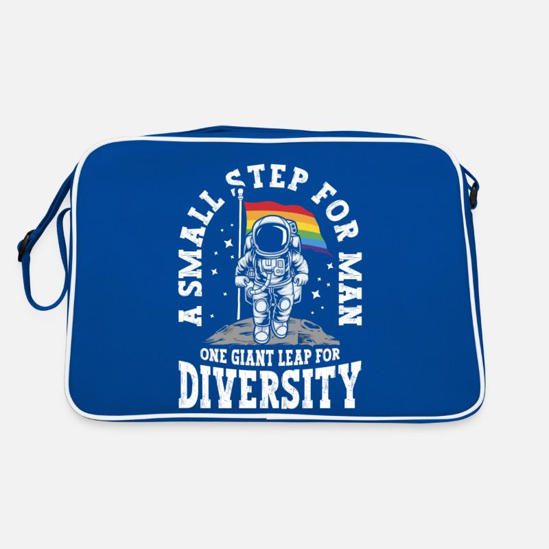 A small step for man A big step Retro Bag