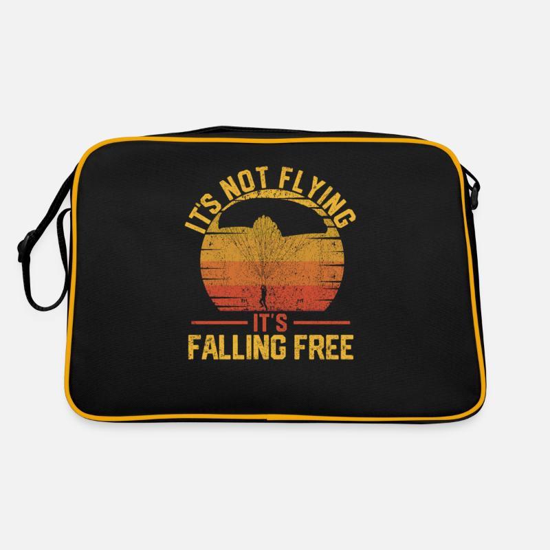 Do not fly, but fall freely Parachute prone Retro Bag