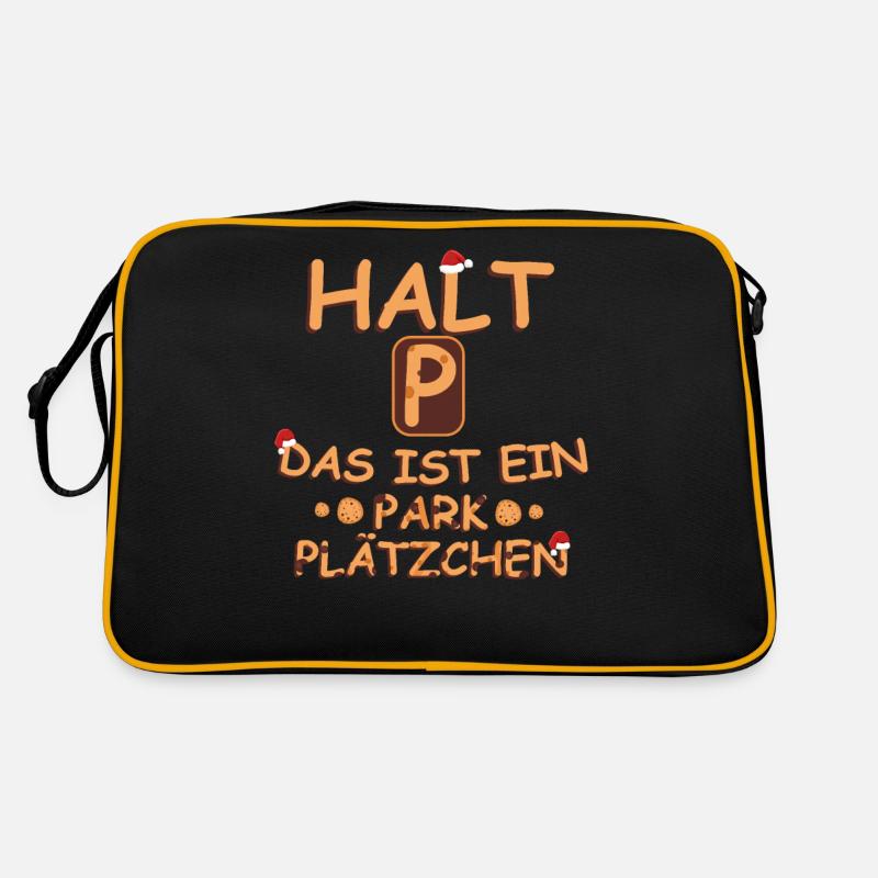 Das ist ein Parkplätzchen - Chocolate Cookie Retro Tasche