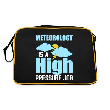 La météorologie est un météorologue à haute pression - Sac Retro - noir/or - Dos