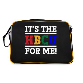 Hbcu Clothing Historic Black College - Sac Retro - noir/or - Dos