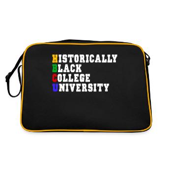 Hbcu Clothing Historic Black College - Sac Retro - noir/or - Dos