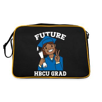 Hbcu Clothing Historic Black College - Sac Retro - noir/or - Dos