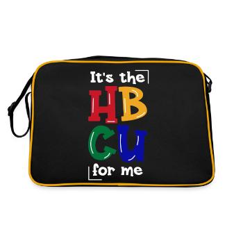 Hbcu Clothing Historic Black College - Sac Retro - noir/or - Dos