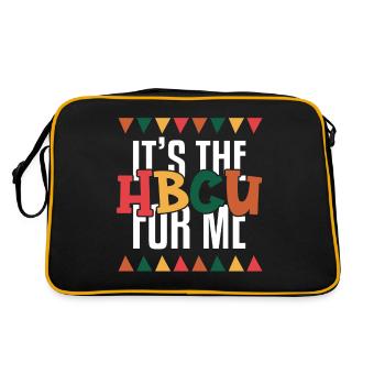 Hbcu Clothing Historic Black College - Sac Retro - noir/or - Dos