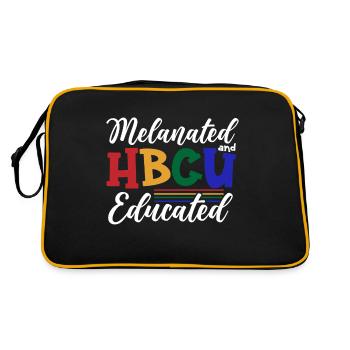 Hbcu Clothing Historic Black College - Sac Retro - noir/or - Dos
